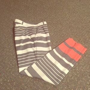 Michael KORS Straight Leg Stripped Summer Pants
